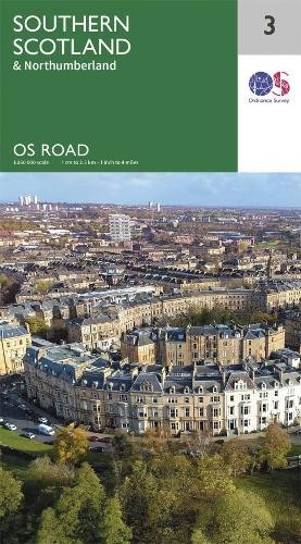 Southern Scotland & Northumberland (Map) OS Road Map
