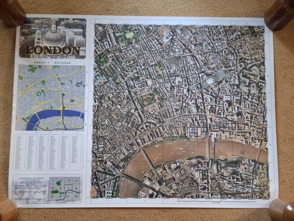 Aerial Photographs / Maps of London Boroughs – 4 Variations