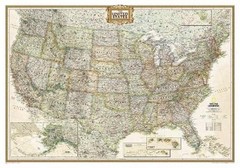 Nat Geo Maps United States Executive Map [Tubed] (Map) (UK IMPORT)