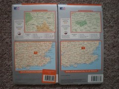 182 193 ST ALBANS LUTON STEVENAGE HATFIELD LOT EXPLORER ORDNANCE SURVEY MAPS OS