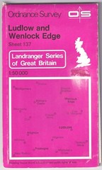 ORDNANCE SURVEY LANDRANGER MAP: LUDLOW & WENLOCK EDGE
