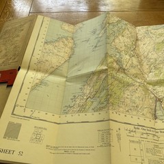 Ordnance Survey One Inch Paper Map Seventh Series Sheet 52 : Loch Awe – 1956