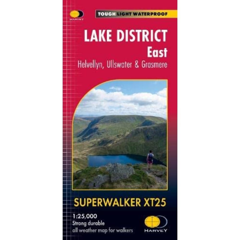 Lake District Walking Map East British Hiking Strong Durable Waterproof Outdoor