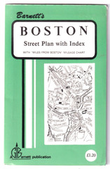 BOSTON – Street Plan with Index (Barnett’s)