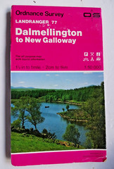 Ordnance Survey Map – Dalmellington to New Galloway – Landranger – Sheet 77