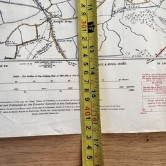 Vintage Ordinance Survey Map Sheet Lympne Kent 1938