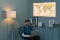 150×100cm World Map Poster School Home Decor Educational Tool Aid
