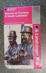 OS Ordanance Survey Landranger Maps No 89 ,90, 96 & 97.