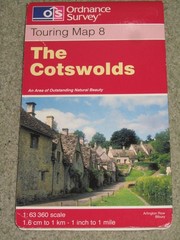 OS Ordnance Survey 1″ Touring Map 8 – The Cotswolds – 1997 edition