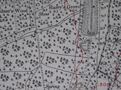 Vintage 1946 LITTLE BERKHAMPSTEAD EPPING GREEN V LARGE SCALE MAP SHEET 16¾”x22½”