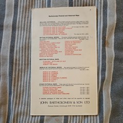 Vintage Bartholomew Railway History Map Of Britain