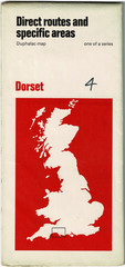 4 maps Bartholomew’s Colofac promo : Cornwall, South Devon, North Devon, Dorset