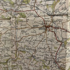 EXMOOR Sheet 119 Fifth Edition CLOTH Ordnance Survey one inch 1934 Porlock