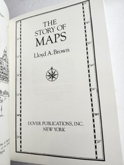 The Story of Maps by Lloyd A. Brown 86 Illustrations Dover Edition