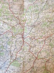 1963 Ordnance Survey One Inch Seventh Series Cloth Map 183 Eastbourne
