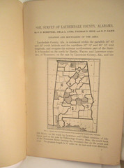 Vintage 1905 USDA SOIL SURVEY OF LAUDERDALE COUNTY ALABAMA