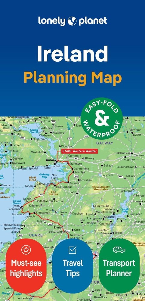 Lonely Planet Ireland Planning Map by Lonely Planet Folded Book