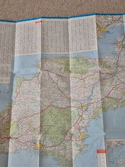 Vintage Esso Wales & South West England Folding Map No 3. 1978