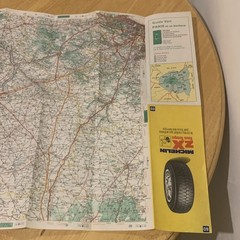 Michelin Map 60 Le Mans Paris No.9 Vintage France Road Map
