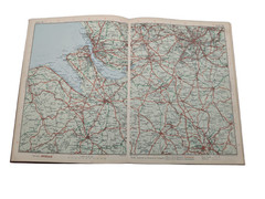 Vintage Newnes Motorists Touring Maps Gazetteer British Isles Vintage Road Atlas