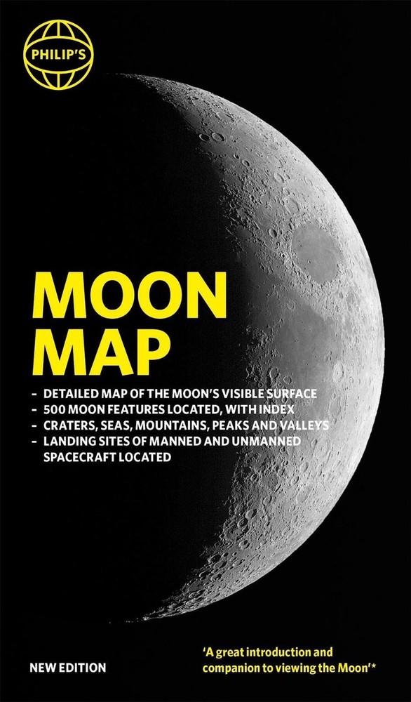 Philip’s Moon Map by Dr John Murray Map Book