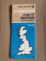 Bartholomew, 1 inch to 6 mile Tourmaster Map, No:6, South Scotland
