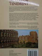 THE GLASGOW TENEMENT: A WAY OF LIFE BY FRANK WORSDALL 1989 PAPERBACK