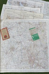 Vintage Large JobLot OS Ordnance Survey Landranger & MOD Maps Brecon Air Cadets