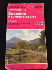 Ordnance Survey Landranger 115 Snowdon & surrounding area 115 1988