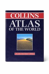 Collins Atlas of the World 2003 Hardcover Maps Geography 15×11 Book EUC