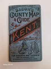 Bacon’s County Map & Guide of KENT (Early 1900s) GOOD CONDITION