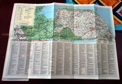 Gazeteer’s “Official Tourist Map East Anglia”