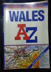 Large 1999 WALES Regional Road Atlas Book A-Z A to Z Map Geographers Co LTD