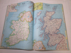 VTG 1970 National Geographic Atlas Of The World. 3rd Edition. Oversized 19×13