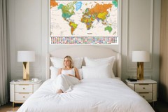 150 x 100 cm Map Of The World Print Poster Educational Art Wall Chart Travel