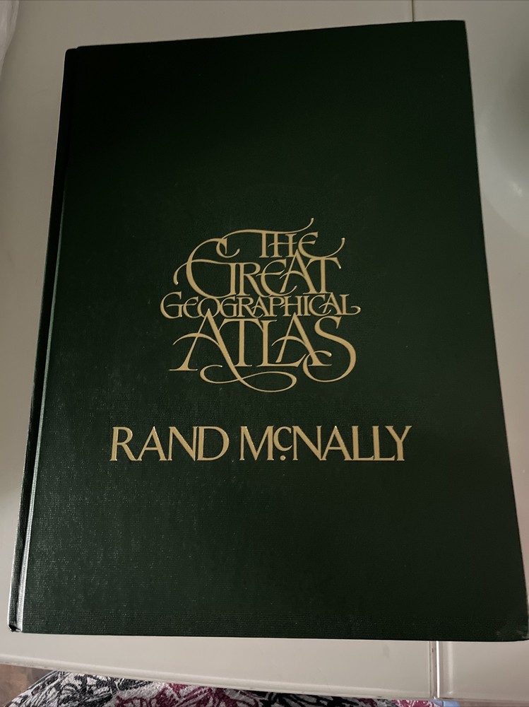 The Great Geographical Atlas by Rand McNally Staff (1990?, Hardcover)