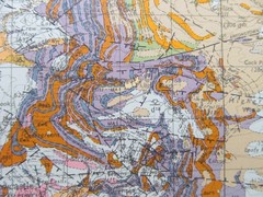 VINTAGE GEOLOGICAL MAP BEWCASTLE CUMBRIA SHEET 12 DRIFT GEOLOGICAL SURVEY 1969
