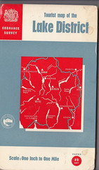 Ordnance Survey One Inch Tourist Map The Lake District