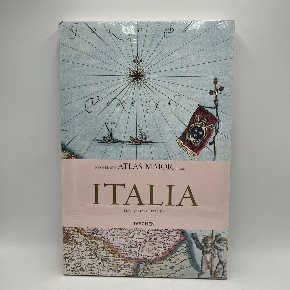 Atlas Major Italia by Joan Blaeu (2006, Hardcover, Annotated edition) Sealed