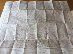 1936 Ordnance Survey One Inch Fifth Edition Cloth Map 137 Tavistock & Okehampton