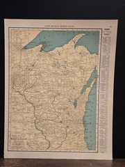 VTG/Antique Pages from Rand Mcnally World Atlas International Edition 1927 Maps