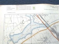Vintage LONDON CC Municipal Map 1930 – NEASDEN, CRICKLEWOOD, CHILDS HILL area