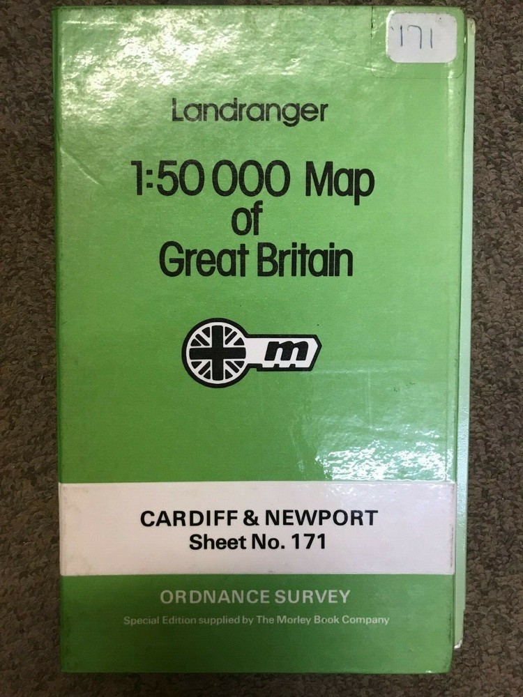 Cardiff and Newport: OS Landranger: 1:50,000 map of Britain
