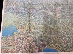 1954 RELIEF MAP, SLOVENIA AND PROVINCES, BY I. SELAN, TOURIST ASSOC. OF SLOVENIA
