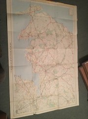 Geographia Road Motorists Map of South West Scotland 1960’s