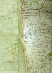 CLOTH Ordnance Survey One-Inch Map 77 HEXHAM New Popular 6th Edition 1947