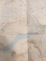 1984 Ordnance Survey Pathfinder Map 130 NH 07/17 Loch A’ Bhraoin