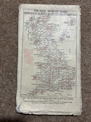 Vintage OS One Inch Map – Pembroke, Sheet 151, 1952, On Cloth – Ordnance