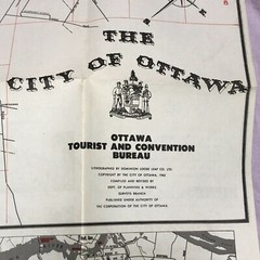 LIKE New – 1972 Ottawa Tourist Map – Canada’s National Capital – L@@K