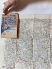 1930s Motoring And Hiking Map Sections (K) And (LL) London Homw Country Maps